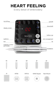 NUOJO – <span class=keywords><strong>Machine</strong></span> Pmu sans fil de bonne qualité, maquillage Permanent, sourcils, électrique, automatique, Kit complet avec cartouche, aiguille, <span class=keywords><strong>Machine</strong></span> Pmu - Product Image 5