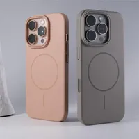   Coque rigide ultra-fine mate en PC pour iPhone 17 16 15 14 13 12 11 Pro Max, compatible chargeur magnétique sans fil, translucide