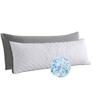 Ergonomische <span class=keywords><strong>Gel</strong></span> Versnipperd Traagschuim Kussen Koeling Grote Lange Comfortabele Pluizige Body Side Slaap Bed Knuffel Kussen Voor Volwassenen Lichaam - Product Image 1