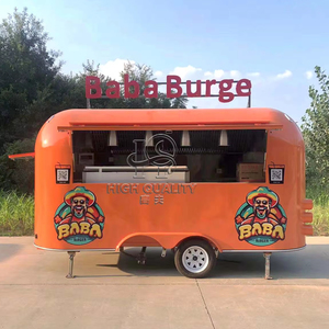 Usine <span class=keywords><strong>Concession</strong></span> personnalisée Food Trailer crème glacée chariots de vente de nourriture équipement burger camion - Product Image 1
