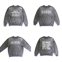 Felpa con Cappuccio in French Terry 380 Gsm, Stile Vintage Anni '90, Alta Qualità, Pullover Personalizzato Lavato Blu
