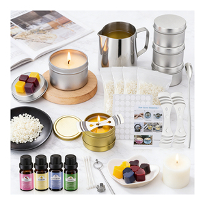 Kits de fabrication de bougies DIY haut de gamme avec pots et emballage en boîte pour bougies parfumées à la cire de soja, étiquette personnalisée, cadeau de mariage, collection de vente au détail, présentoir - Product Image 4
