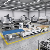 Machine de fraisage CNC pour panneaux intérieurs automobiles R-TUP TS-F4 pour le bois