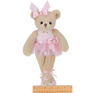 <span class=keywords><strong>Orsacchiotto</strong></span> Ballerino Personalizzato con Logo, Carino <span class=keywords><strong>Orsacchiotto</strong></span> Rosa e <span class=keywords><strong>Viola</strong></span> con Vestito per Regalo di Compleanno per Ragazze, Peluche per Bambini - Product Image 3