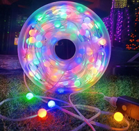 50Meter hochwertige IP67 RGB LED-Stern lichter für die Weihnachts-und Garten dekoration im Freien
