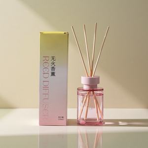 Top Selling hotel home fragrance luxury air fresher aroma fireless essential oil fragrance <b>reed</b> <b>diffuser</b> set for home use - Product Image 3