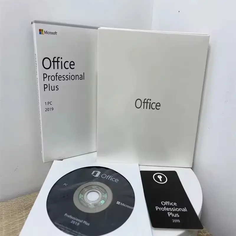 사무실 2019 전문가 플러스 전체 패키지 DVD 온라인 정품 인증 사무실 2019 프로
