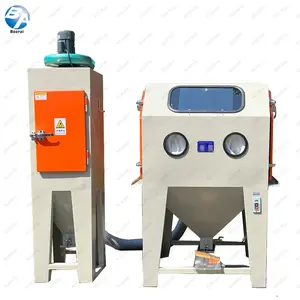 BA-920D Closed sand blasting cabinet with independent vacuum dust removal cabinet