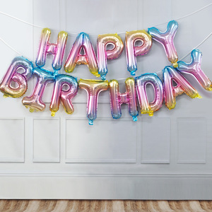 Ensemble <span class=keywords><strong>de</strong></span> ballons en aluminium <span class=keywords><strong>de</strong></span> 16 pouces pour le joyeux <span class=keywords><strong>anniversaire</strong></span> Décoration <span class=keywords><strong>de</strong></span> fête Célébration <span class=keywords><strong>de</strong></span> la <span class=keywords><strong>naissance</strong></span> Ballons heureux - Product Image 1