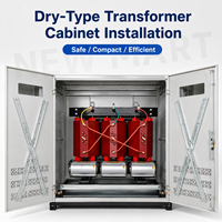 Transformateur de distribution sec triphasé en résine époxy 630 kVA 10 kV pour systèmes électriques industriels et commerciaux