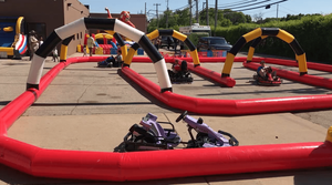 Piste gonflable <span class=keywords><strong>de</strong></span> tricycle <span class=keywords><strong>de</strong></span> voiture <span class=keywords><strong>de</strong></span> Karting et <span class=keywords><strong>de</strong></span> butoir d'enfants avec le matériel <span class=keywords><strong>de</strong></span> PVC et la certification <span class=keywords><strong>de</strong></span> la CE - Product Image 5