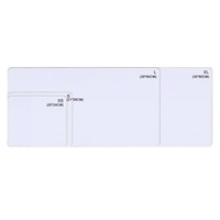 Tapis de souris en caoutchouc blanc personnalisé de taille XL 800x300mm avec sublimation de style dessin animé Tapis de souris vierge imprimé de logo personnalisé Produit en stock