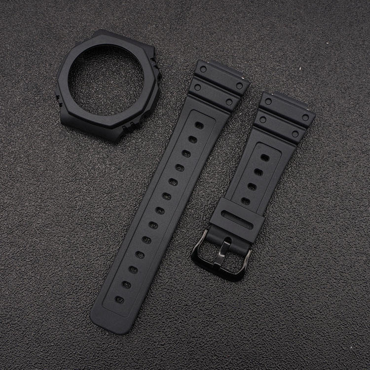 Hebilla negra y negra.