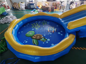 Bể Bơi Trẻ Tập Đi Hình Cá Tuyệt Vời Mới Kích Thước Nhỏ Bể Bơi Pvc Trên Mặt Đất Tiện Dụng Bể Bơi Bơm Hơi Nước Vui Nhộn Cho Trẻ Em - Product Image 3