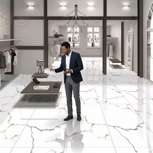 Staturio Royal 600x1200mm Imperial Marble Design High Glossy Porcelain Floor And Wall Slab Tiles - Product Image 6
