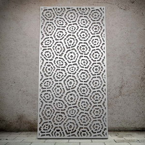 Nouveau style <span class=keywords><strong>MetalArt</strong></span> Laser Cut Metal Black Tree Leaves Écran de clôture de confidentialité - Product Image 6