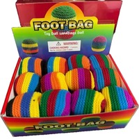 Promoción de Venta al por Mayor de Fábrica: Hacky Sack Tejido de Algodón para Niños, con Logotipo Personalizado, para Patinar con el Balón