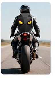 Mochilas Inteligentes para Motocicleta con Pantalla LED Impermeables, Mochila para Motociclista con Ojos LED Inteligentes - Product Image 5