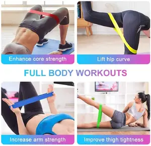 Conjunto de faixas de resistência para corpo, ginásio, viagem fitness