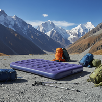 Matelas pneumatique double de qualité supérieure, matelas pneumatique taille Queen, matériaux sûrs, adapté pour la maison, le camping et les invités