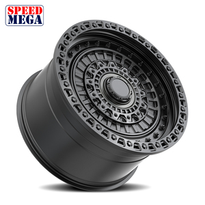 ล้ออัลลอยด์สีดำ SPEED MEGA สำหรับออฟโรด ขนาด 17x10J 18x6.5J 19x9J 20x10J ขอบลึกแบบ Beadlock สำหรับรถกระบะและ SUV - Product Image 1