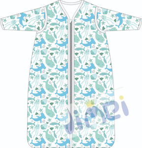 Sac de couchage personnalisable pour bébé et bébé, moyen et petit lot, sac de couchage d'emmaillotage antibactérien à impression numérique avec fermeture à glissière - Product Image 2