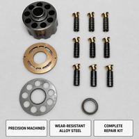 GM17 Hydraulic Repair Kit Cylinder Block Valve Plate Retainer Plate Piston Set Bearing Ring GM17