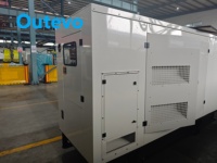 Groupe électrogène diesel silencieux Outevo 100KW-300KW à régulation automatique de tension pour ateliers d'usine, projets de construction routière