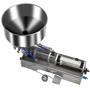 Horizontal Pneumatic Paste Filling Machine 500ml Cosmetics Liquor Toothpaste Honey Cooking Oil Sauces for Beverage Bag - Product Image 1