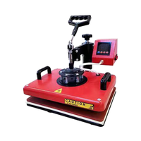 Venta caliente 8 1 Combo Máquina de prensa de calor digital Sublimación multifunción para sombreros de taza-para uso semiautomático de 110V/220V