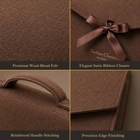 Sac fourre-tout en feutre portable haut de gamme, multicolore, avec logo personnalisé, faible MOQ, fourni directement par l'usine