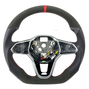 2020 2021 2022 2023 2024 para Volkswagen <span class=keywords><strong>Golf</strong></span> <span class=keywords><strong>GTI</strong></span> MK8 volante de fibra de carbono deportivo mejorado <span class=keywords><strong>Interior</strong></span> automotriz - Product Image 1