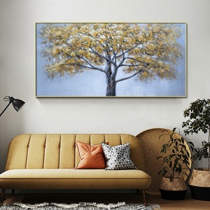 Thiết kế ban đầu vẽ tay trang trí nhà cây vàng vẽ tranh tường sang trọng - Product Image 3