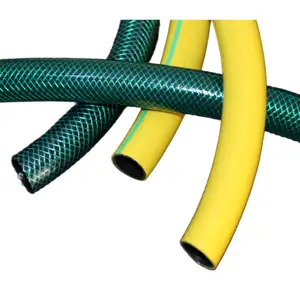 Source usine 3/4 PVC vert jaune personnalisé toute longueur tuyau d'arrosage