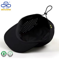 Casquettes de baseball unisexes respirantes à séchage rapide pour l'été, à visière plate et ajustables pour adultes, idéales pour le camping et la randonnée en extérieur