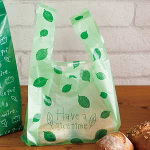 ถุงช้อปปิ้งพลาสติกแบบพิมพ์ลาย รีไซเคิลได้ แบบเสื้อยืด - Product Image 4