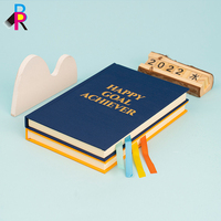 Diario de Tela Encuadernado con Hojas Recicladas A4 Personalizadas al por Mayor, para Recuerdos de Viaje de Lujo, Impresión en Seda Multicolor, OEM