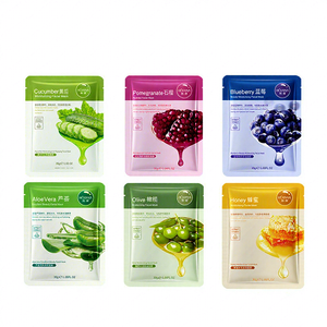 Masque facial en <span class=keywords><strong>feuille</strong></span> hydratant à la vitamine C, aux fruits et à l'acide d'aloe, cosmétique coréen, soin <span class=keywords><strong>de</strong></span> la <span class=keywords><strong>peau</strong></span>, masque facial hydratant en <span class=keywords><strong>feuille</strong></span>, vente en gros - Product Image 1