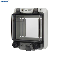 Cubierta Protectora Transparente IP67 Impermeable para Interruptor, Ventana de PC para Disyuntor, para Caja de Panel Exterior