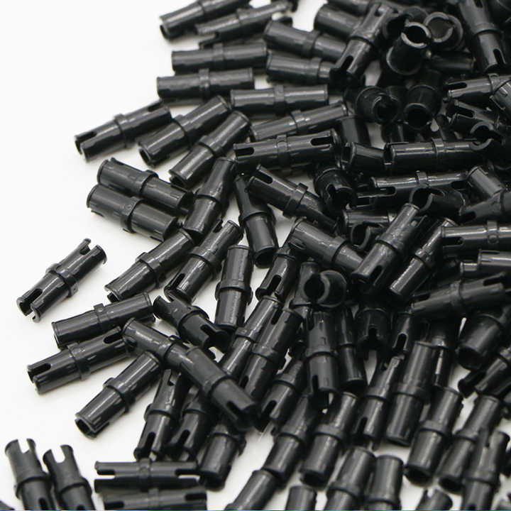 No.2780 200pcs TECHNIC 2780 BLACK PINS WITH FRICTION RIDGES