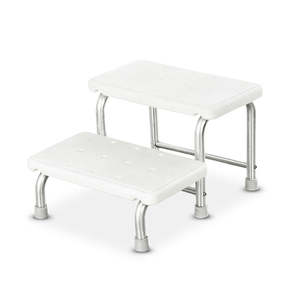Hôpital durable personnalisé hôpital en acier inoxydable 1/<span class=keywords><strong>2</strong></span> couches repose-pieds <span class=keywords><strong>médical</strong></span> avec/sans plate-forme en caoutchouc - Product Image 5