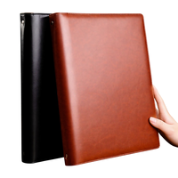 Individuelles Logo-Ledernotizbuch mit 100 Blättern, Personalisiertes Bedrucktes Journal, Firmenwerbeartikel