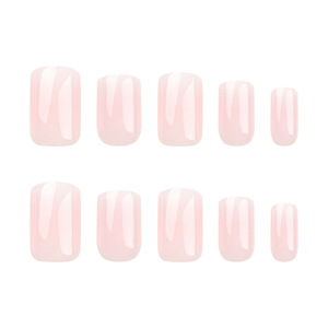 Fabriek Directe Bron Klassieke Franse Roze-Tot-Wit Gradiënt Lange Rechthoekige Nagels 24 Stuks Valse Nagels Voor Zelf-Adhensive - Product Image 5