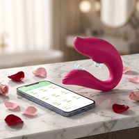 Vibrateur en silicone en forme de U à succion, télécommande par application, 10 modes, stimulateur du point G, jouets sexuels pour femmes