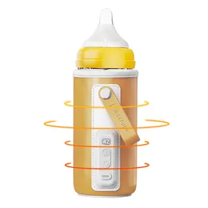 Sıcak yeni pu güvenlik malzemesi usb taşınabilir bebek bebek besleme süt şişesi isıtıcı isıtıcı