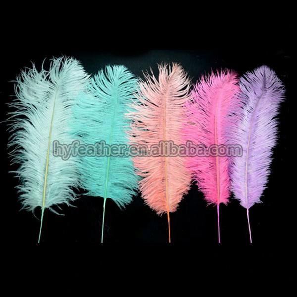 Декоративные стебли страусиных перьев для цветочных композиций, венков и других перьев страусиных цветов