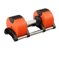 Ensemble d'haltères réglables en fonte et en acier pour la musculation, la remise en forme, l'entraînement du corps entier à domicile, durable