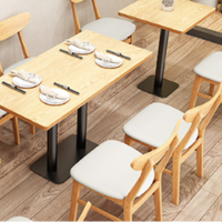 Vente en gros d'usine de meubles modernes et durables pour restaurant table et chaises pour hôtels, écoles, cantines et restauration rapide