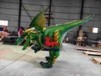 Costume de dragon réaliste et léger, costume de dinosaure réaliste et portatif pour événements et parcs à thème