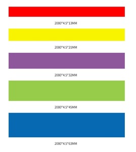 Bandes de Résistance Élastiques de Yoga Robustes à Double Couche Colorées pour Exercices de Traction et Sangles de Tension pour Épaules et Dos - Product Image 5